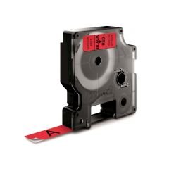 DYMO D1 Yedek Şerit 12 mm x 7 mt Kırmızı/ Siyah (45017) S0720570