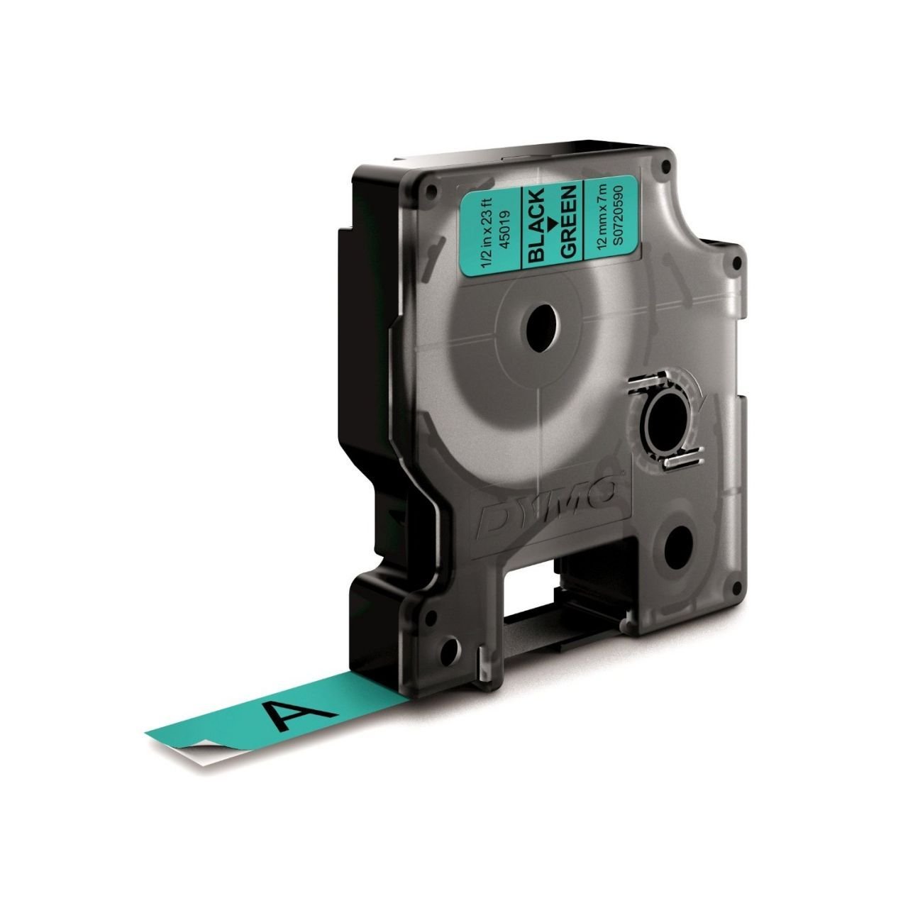 DYMO D1 Yedek Şerit 12 mm x 7 mt Yeşil/ Siyah (45019) S0720590