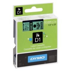 DYMO D1 Yedek Şerit 12 mm x 7 mt Yeşil/ Siyah (45019) S0720590