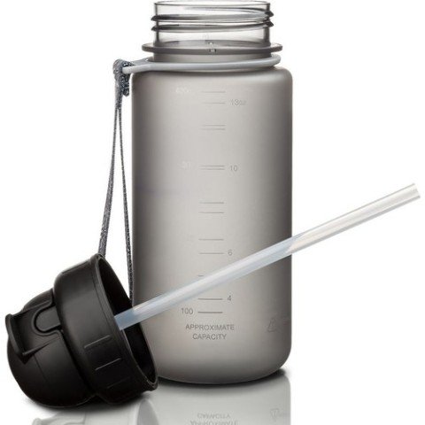 Uzspace Tritan 400 ml Matara Gri