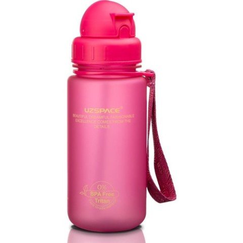Uzspace Tritan 400 ml Matara Pembe