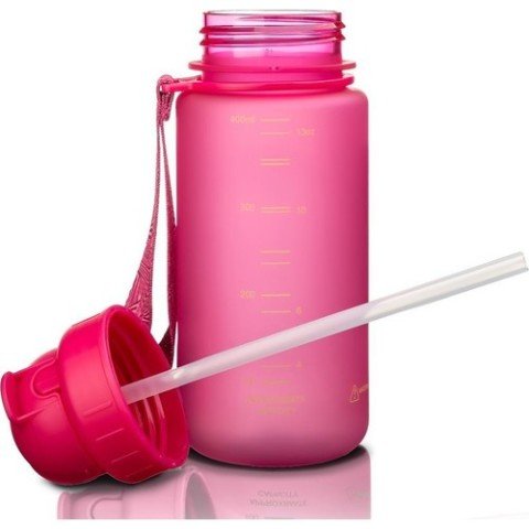 Uzspace Tritan 400 ml Matara Pembe