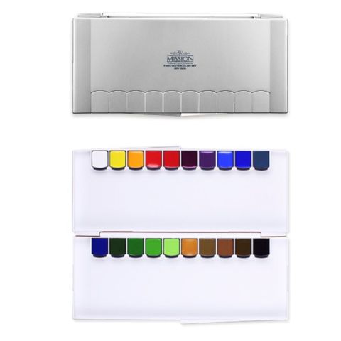 Mission Suluboya Silver Tablet Pigment 20'li