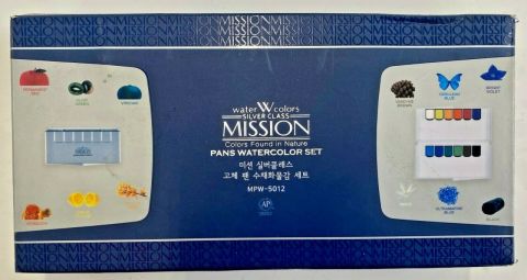 Mission Suluboya Silver Tablet Pigment 12'li