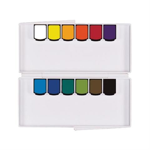 Mission Suluboya Silver Tablet Pigment 12'li