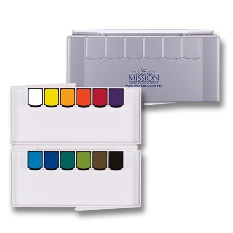 Mission Suluboya Silver Tablet Pigment 12'li