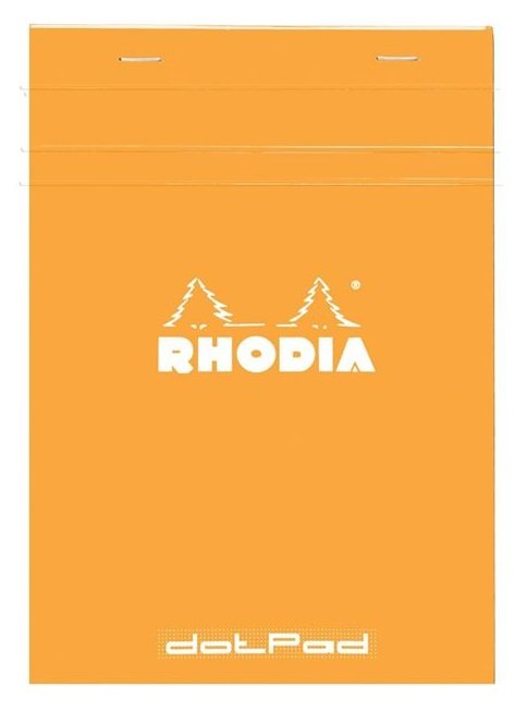 Rhodia A5 Turuncu Kapak Dot Bloknot 80 Sayfa 14.8x21cm