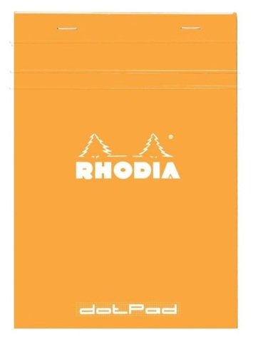 Rhodia A5 Turuncu Kapak Dot Bloknot 80 Sayfa 14.8x21cm