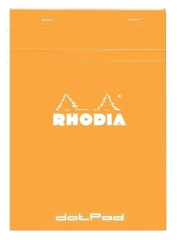 Rhodia A5 Turuncu Kapak Dot Bloknot 80 Sayfa 14.8x21cm