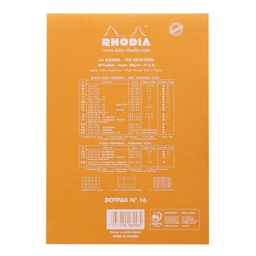 Rhodia A5 Turuncu Kapak Dot Bloknot 80 Sayfa 14.8x21cm