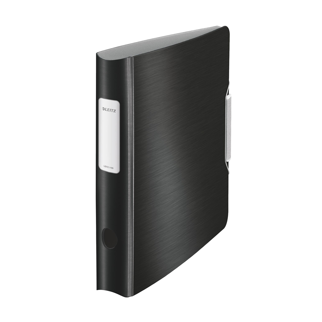 Leitz 1109 Klasör 180° PP Active Style Dar Saten Siyah