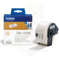 Brother DK-11208 Geniş Adres Etiketi 38x90 mm