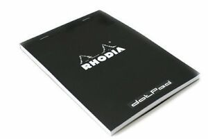Rhodia A4 Siyah Kapak Dot Bloknot 80 Sayfa 21x31.8cm
