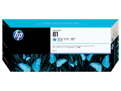 HP 81 680-ml Light Cyan DesignJet Dye Ink Cartridge (C4934A)