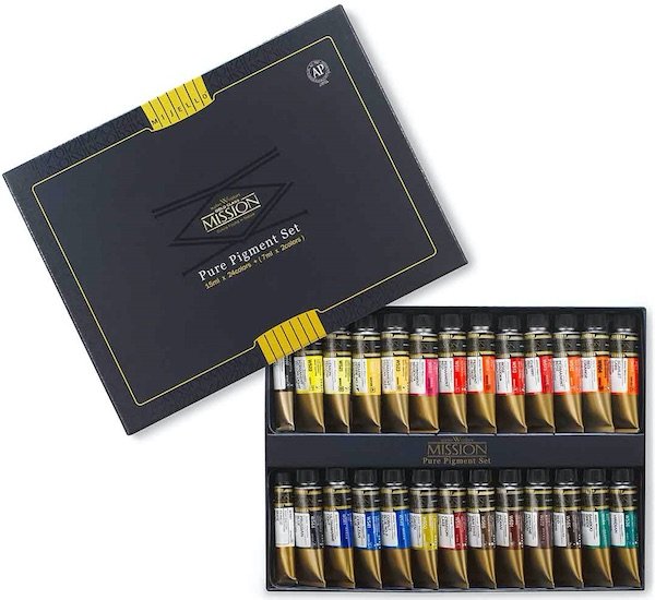 Mission Suluboya Gold Pure Pigment 15ML 24+2 MWC-1524