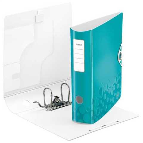 Leitz 1106 Klasör 180° PP Active Wow Geniş Metalik Buz Mavisi