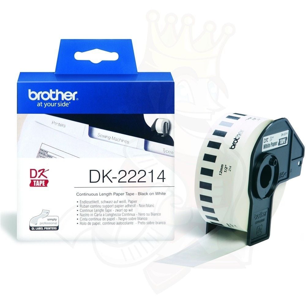 Brother DK-22214 Sürekli Etiket 12x30.48 mm