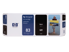 HP 83 680-ml Black DesignJet UV Ink Cartridge (C4940A)