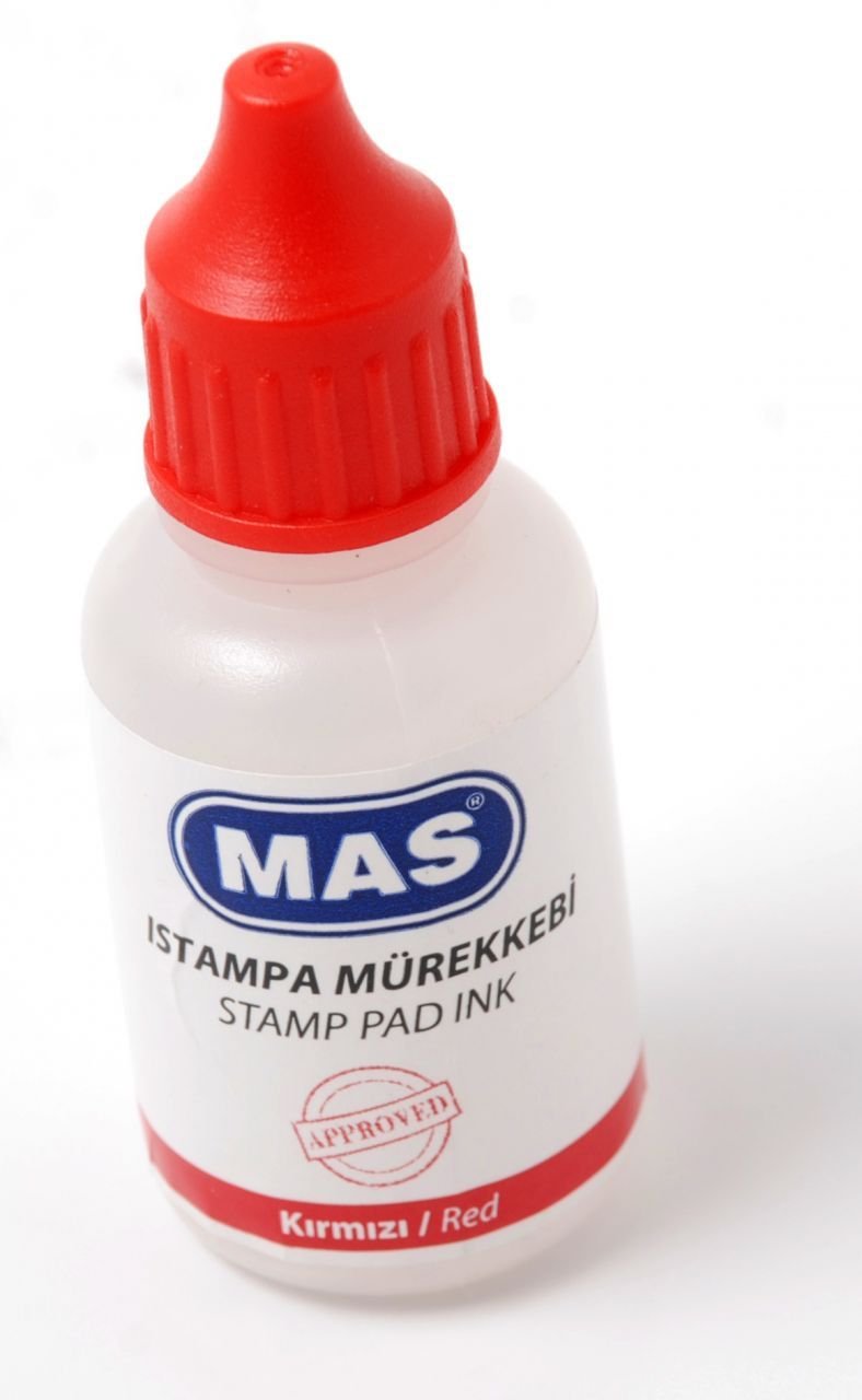 Mas 464 Istampa Mürekkebi 20ml Kırmızı