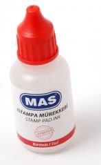Mas 464 Istampa Mürekkebi 20ml Kırmızı