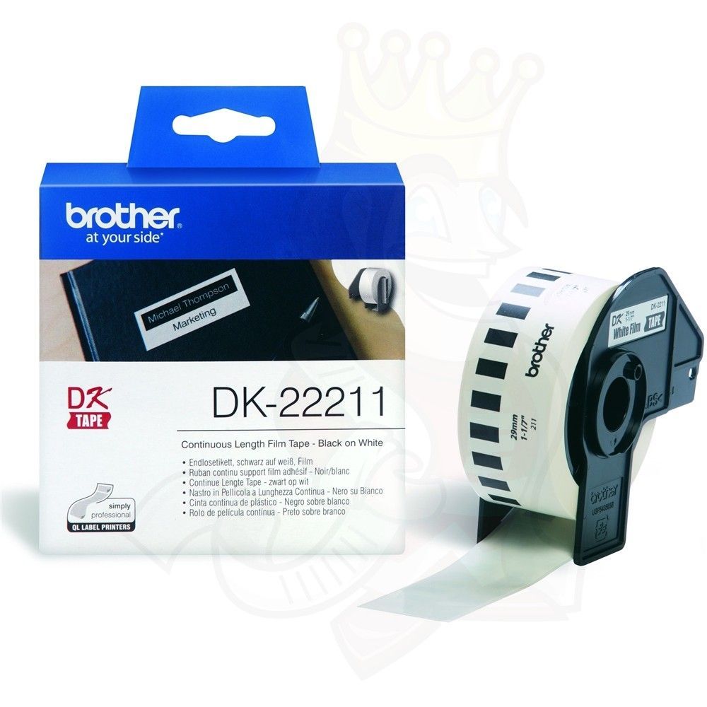 Brother DK-22211 Sürekli Film Etiket 29x15.24 mm