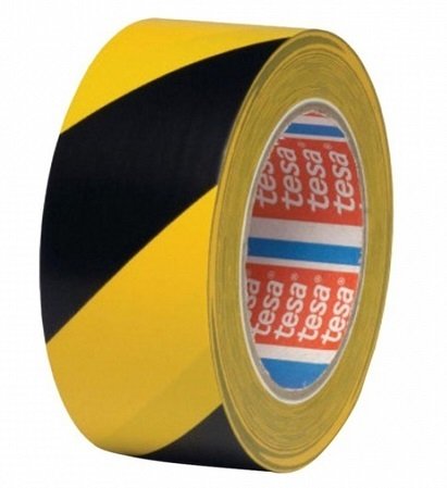 Tesa Yer İşaretleme Bandı 33x50 Sarı Siyah