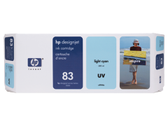 HP 83 680-ml Light Cyan DesignJet UV Ink Cartridge (C4944A)