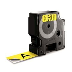 DYMO D1 Yedek Şerit 24 mm x 7 mt Sarı/Siyah (53718) S0720980