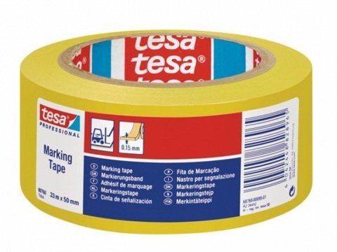 Tesa Yer İşaretleme Bandı 33x50 Sarı