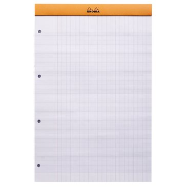 Rhodia Seyes A4+ Turuncu Kapak Bloknot 80 Sayfa 21x31.8cm