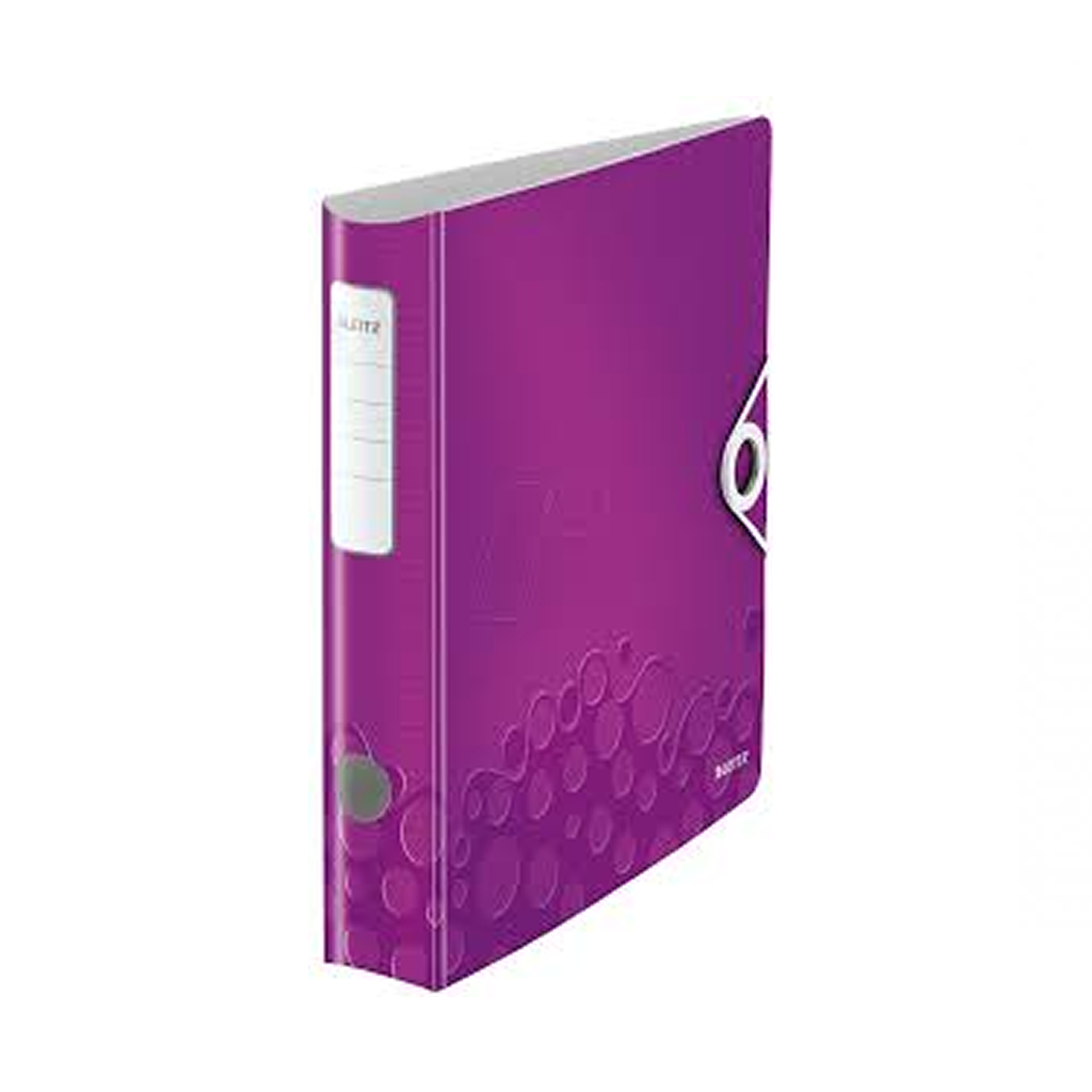 Leitz 1107 Klasör 180° PP Active Wow Dar Metalik Mor