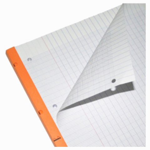 Rhodia Seyes A4+ Siyah Kapak Bloknot 80 Sayfa 21x31.8cm
