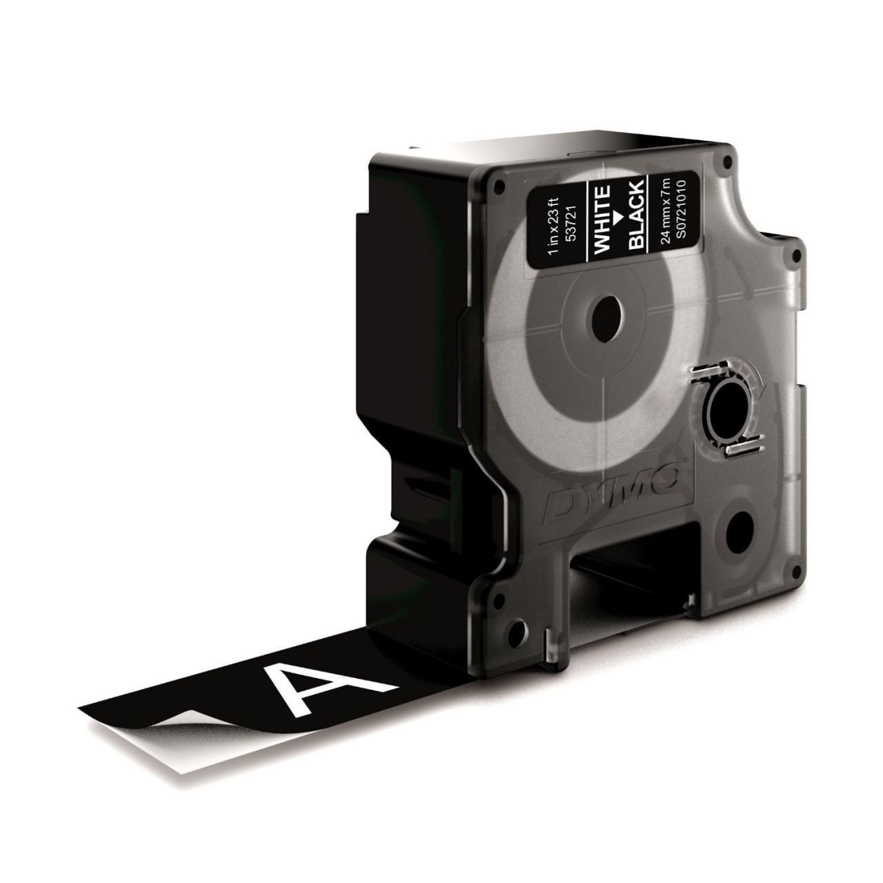 DYMO D1 Yedek Şerit 24 mm x 7 mt Siyah/Beyaz (53721) S0721010