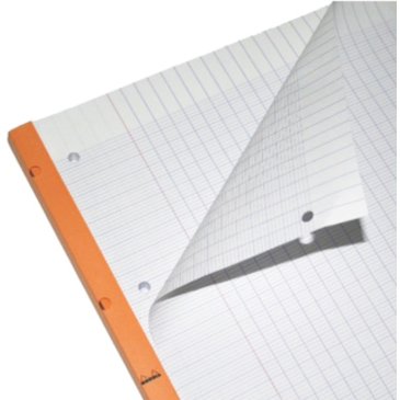 Rhodia Seyes A4 Turuncu Kapak Bloknot 80 Sayfa