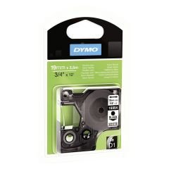 DYMO Yüksek performans Esnek Naylon 19mm x 3,5 Siyah/Beyaz (16958) S0718050