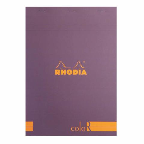 Rhodia Mor Kapak Çizgili Bloknot 70 Sayfa 8.5x12cm