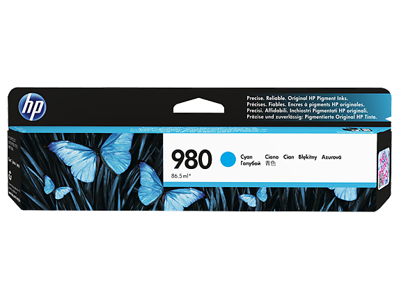 HP 980 Cyan Original Ink Cartridge (D8J07A)