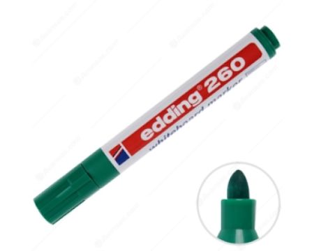 Edding 260 Beyaz Yazı Tahtası Kalemi Yeşil Renk