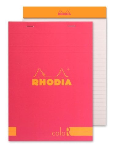 Rhodia Rasperry Kapak Çizgili Bloknot 70 Sayfa 8.5x12cm