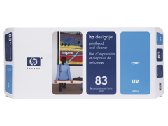 HP 83 Cyan UV Printhead and Printhead Cleaner (C4961A)