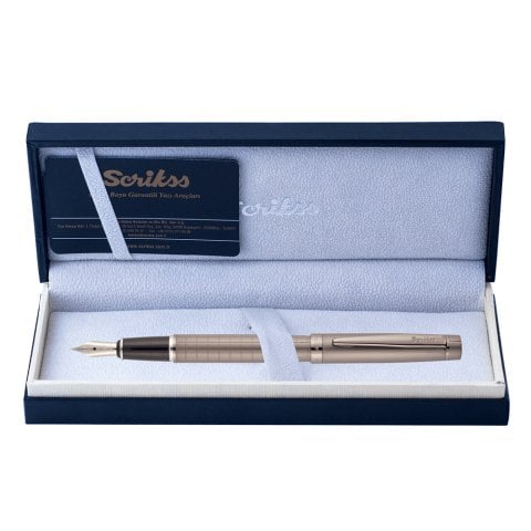 Scrikss 38 Dolma Kalem Karbon Gri