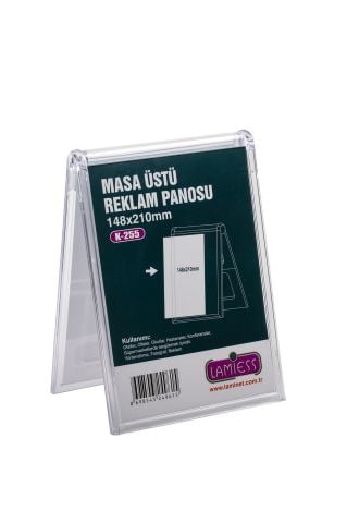 Lamiess K-255 Masaüstü Reklam Panosu Dikey 3 'Lü