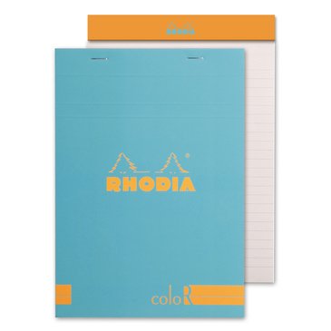 Rhodia A5 Turkuaz Kapak Çizgili Bloknot 70 Sayfa