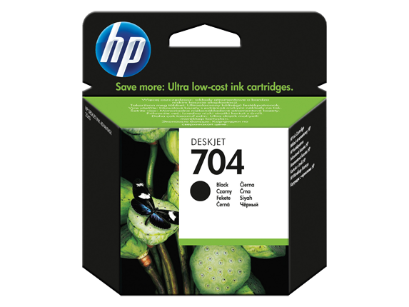 HP 704 Siyah Orijinal Ink Advantage Mürekkep Kartuşu (CN692AE)