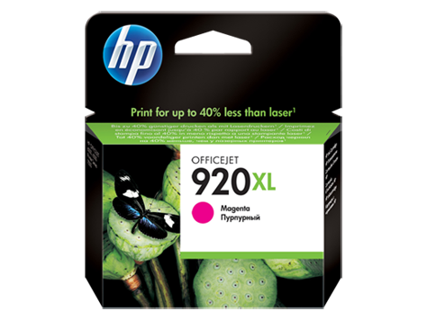 HP 920XL Yüksek Kapasiteli Magenta Orijinal Mürekkep Kartuşu (CD973AE)