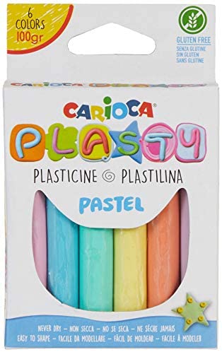 Carioca Plasty Kurumayan Oyun Hamuru 100GR.6 Pastel Renk