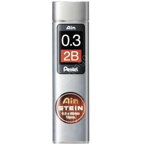 Pentel 0,3 mm 2B Hı-Polymer Ain Stein Kurşun Kalem Ucu