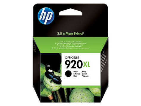 HP 920XL Yüksek Kapasiteli Siyah Orijinal Mürekkep Kartuşu (CD975AE)