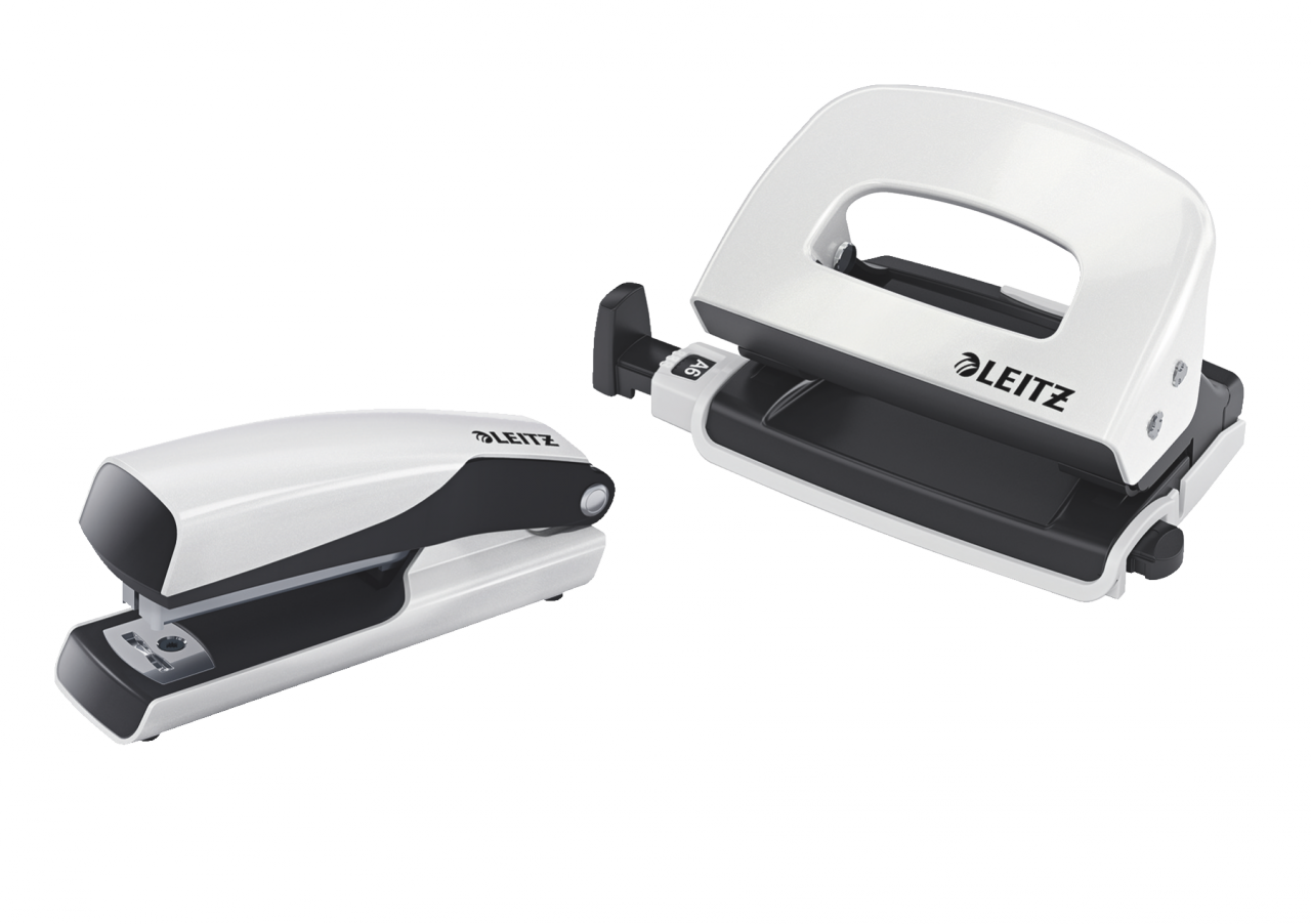 Leitz NeXXt Serisi WOW Metal Mini Zımba ve Delgeç Set