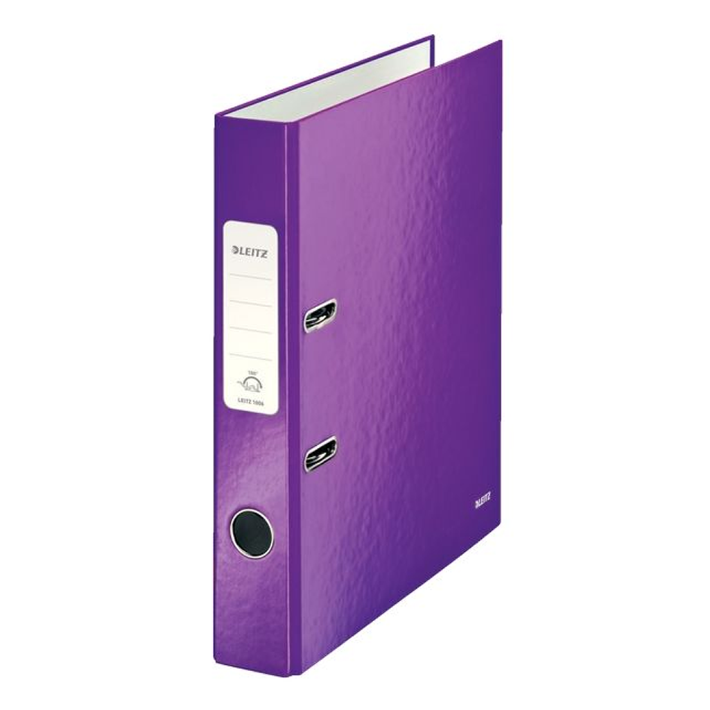 Leitz 1006 Klasör 180° Wow Dar Metalik Mor